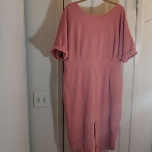 Mauve wiggle dress size 16